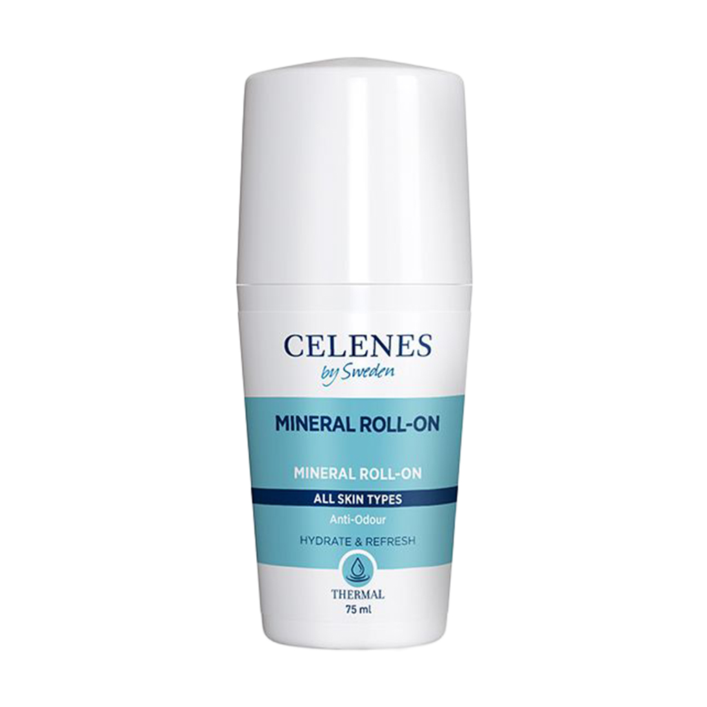 Термальний део-ролер Celenes Thermal Mineral Roll-On Hydrate &amp; Refresh ароматний, для всіх типів шкіри, 75 мл